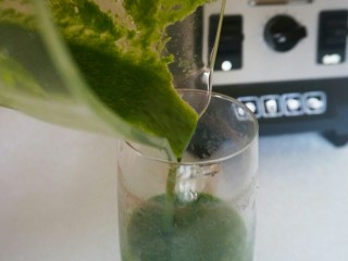 健康果蔬汁,倒进杯子里，一杯绿色健康的果蔬汁即成