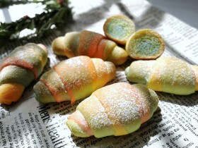春之色~彩虹面包卷