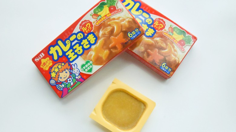 宝宝辅食-咖喱土豆鸡翅1Y+,咖喱我这边用的是日本小王子咖喱