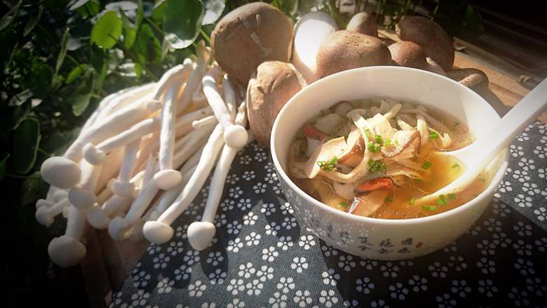 菌类料理+温润三菇汤