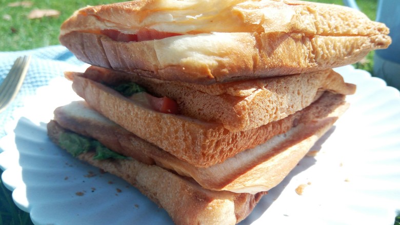 营养早餐～三明治,成品图
