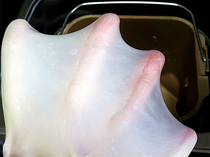 “冰封”【溏心维也纳面包】,揉出手套膜