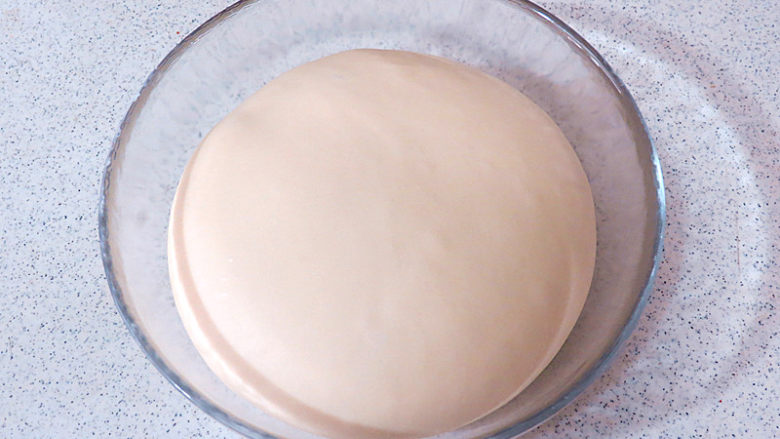 “冰封”【溏心维也纳面包】,发酵结束