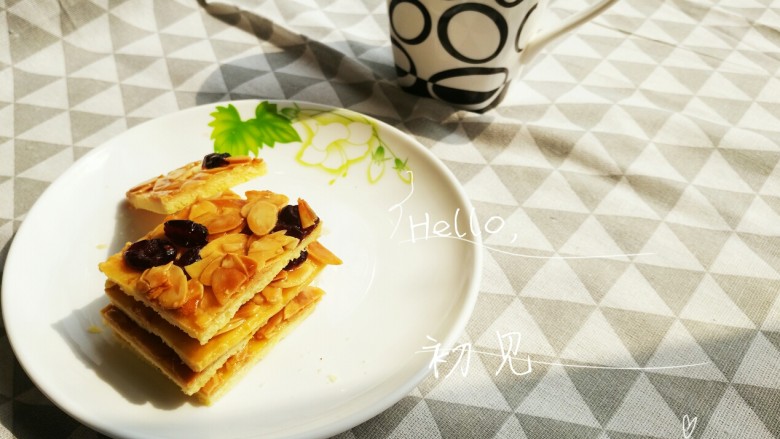 意式经典——弗洛伦萨饼干,成品图。可以配上黑咖啡，享受下午茶时光吧！