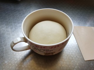 蘑菇头吐司+面包棍,将面团揉光滑放入盆中进行第一次发酵