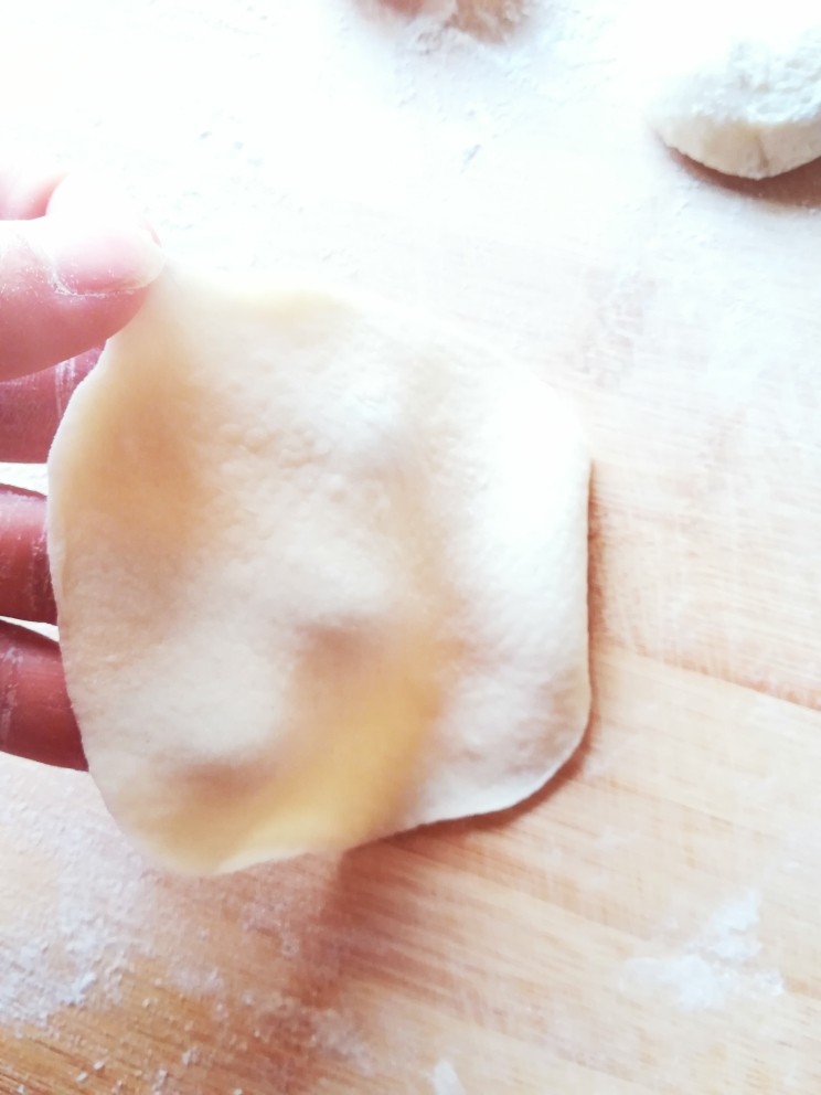 香菇包,做成包子皮