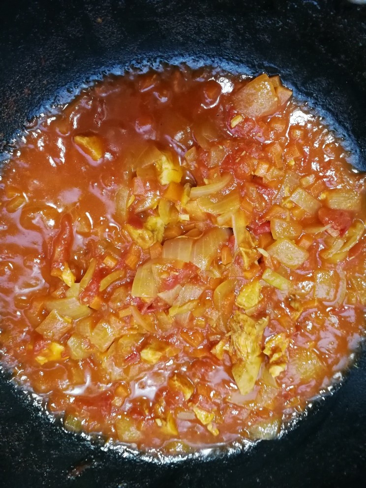 了不起的小番茄+番茄鸡肉酱意面,15分钟后关火