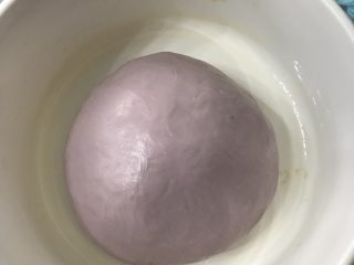 紫薯焦糖核桃软欧,整圆放入保鲜盒里盖上盖