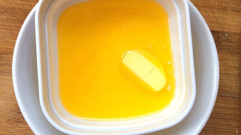 橙味吐司,镉水融化黄油