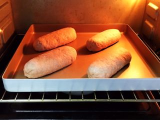 黑麦哈斯面包,烤箱两次发酵，方法同上。