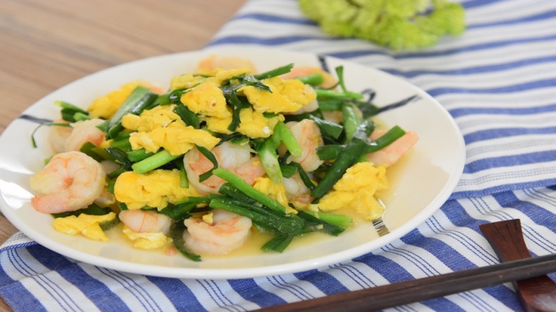 韭菜虾仁炒蛋—餐桌上最常见的家常菜