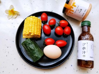 减脂美食～彩虹蔬果沙拉,准备食材