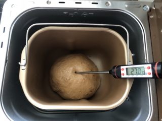亚麻籽红糖黑麦软欧包,7、拨掉插头，直接在面包桶内25-28度发酵。（如果温度过高需要放入冰箱冷藏发酵，如果温度过低可以用面包机的发酵功能进行发酵。）