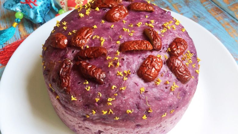 紫薯发糕,完成