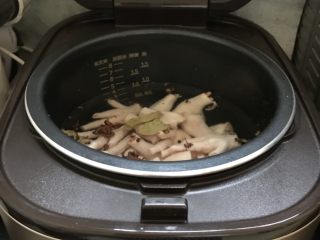 柠檬泡椒凤爪,盖上锅盖，开锅十分钟即刻捞出。