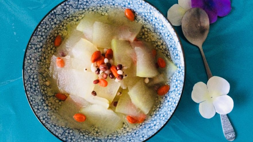 瘦身红豆薏米冬瓜汤