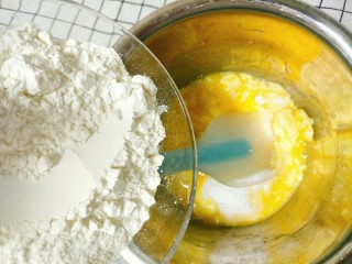 地瓜玛芬蛋糕,加入低筋面粉