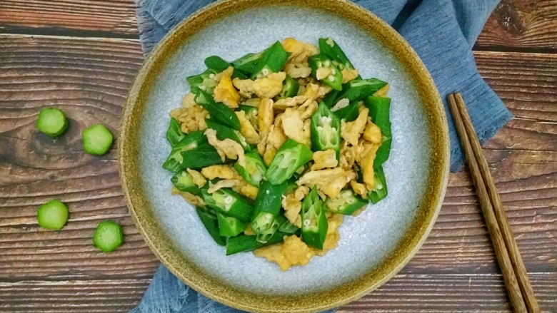快手菜――美味又营养的鸡蛋秋葵