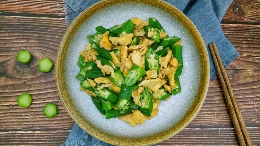 快手菜――美味又营养的鸡蛋秋葵