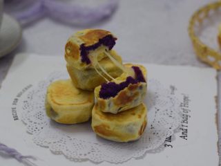 紫薯仙豆糕,成品图