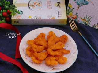 奥尔良日式凤尾虾,成品