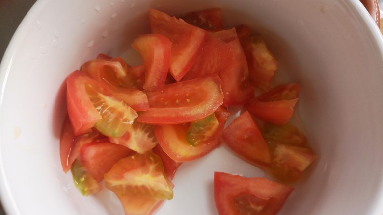 番茄🍅西兰花,西红柿切块