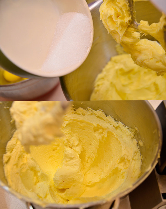 杏仁玛芬蛋糕 简单烘焙,分次加入细糖，继续搅拌至体积蓬松。