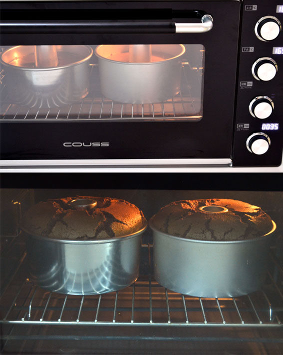 新晋网红脏脏蛋糕,烤箱， 选择160度，预热好后模具放入最下层烤网，烘烤约35分钟。