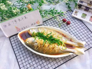快手正餐  清蒸黄花鱼,非常鲜美的黄花鱼上桌啦！