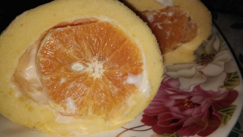 一颗橙子蛋糕卷（超松软不开裂）