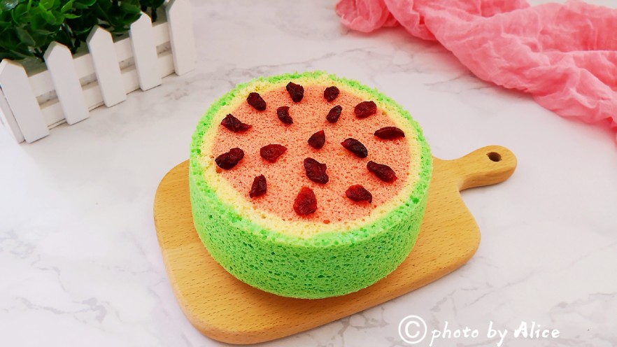 西瓜🍉雪芳蛋糕