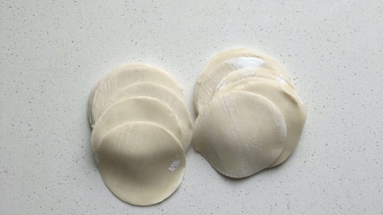 自制饺子皮版春卷皮,食材清单