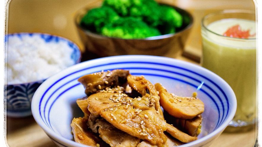日式梅肉片煮杏鲍菇