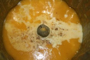 南瓜（红薯）浓汤—GOURMETmaxx西式厨师机版,3. 搅拌细腻即可。