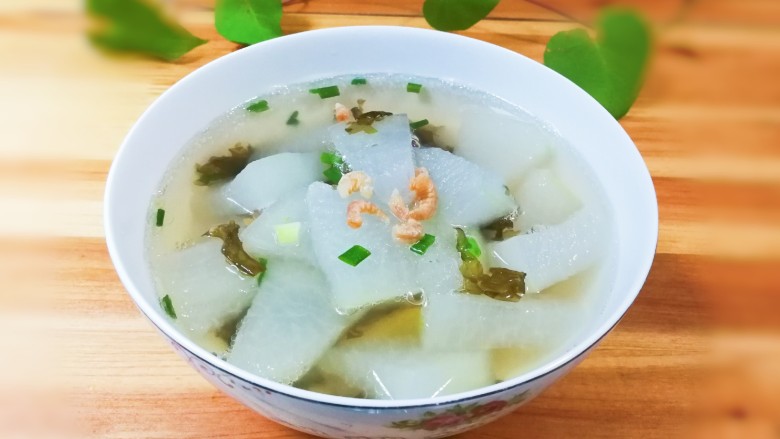 海米紫菜冬瓜汤