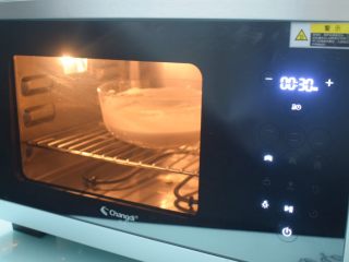 冰皮月饼,放入长帝蒸汽烤箱，水箱装上水，选择纯蒸功能，温度为110度，时间30分钟