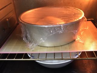 荔枝吐司面包,放入烤箱发酵60分钟。