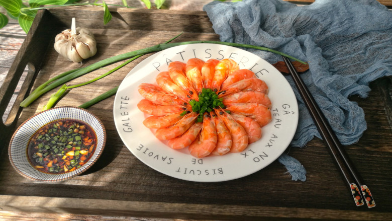 5分钟快手菜-白灼基围虾,想吃吗？