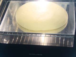 日式盐卷面包,CF-100A发酵箱，选择温度28度，湿度70%，时间60分钟，底部水盘加水加湿，预热完成提示音响后面团放入进行基础发酵至约2倍大。