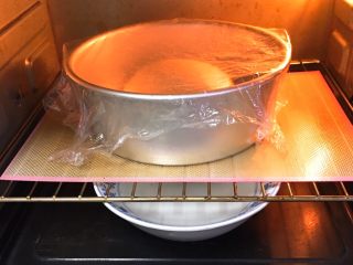 埃曼塔奶酪吐司,烤箱发酵档，底部放一碗热水加温，发酵时间60分钟。