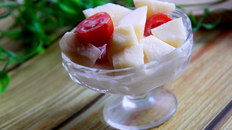 椰浆酸奶水果捞