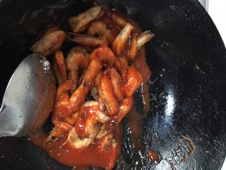 番茄虾,放虾