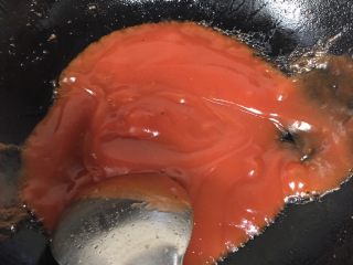 番茄虾,放番茄酱