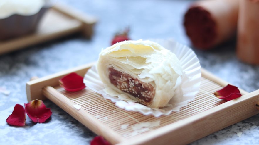 玫瑰花月饼，一道舒缓心情的中秋美食