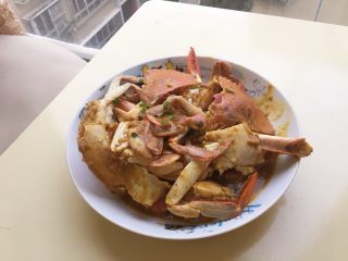 咖喱蟹,成品图
