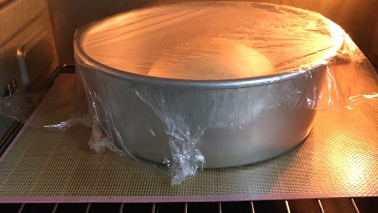 椰蓉扭扭包,烤箱发酵档，底部放入热水发酵60分钟。