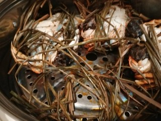 新文美食  清蒸大闸蟹,全部清理出来放入盘中即可食用。