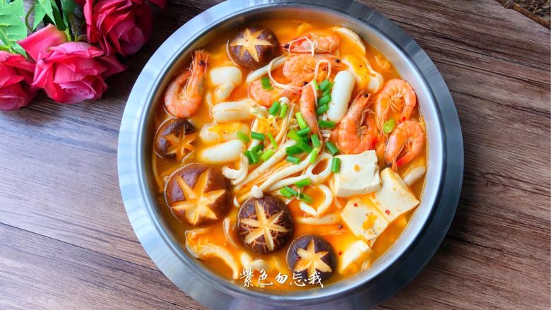 韩式泡菜锅,成品图二
