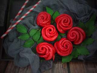 十味 玫瑰花馒头,送这么一束花，你的情人节会怎么样。