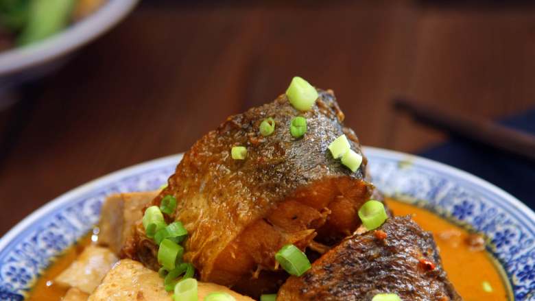 胖头鱼炖豆腐,开餐楼